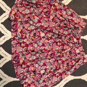 LulaRoe Floral Skirt